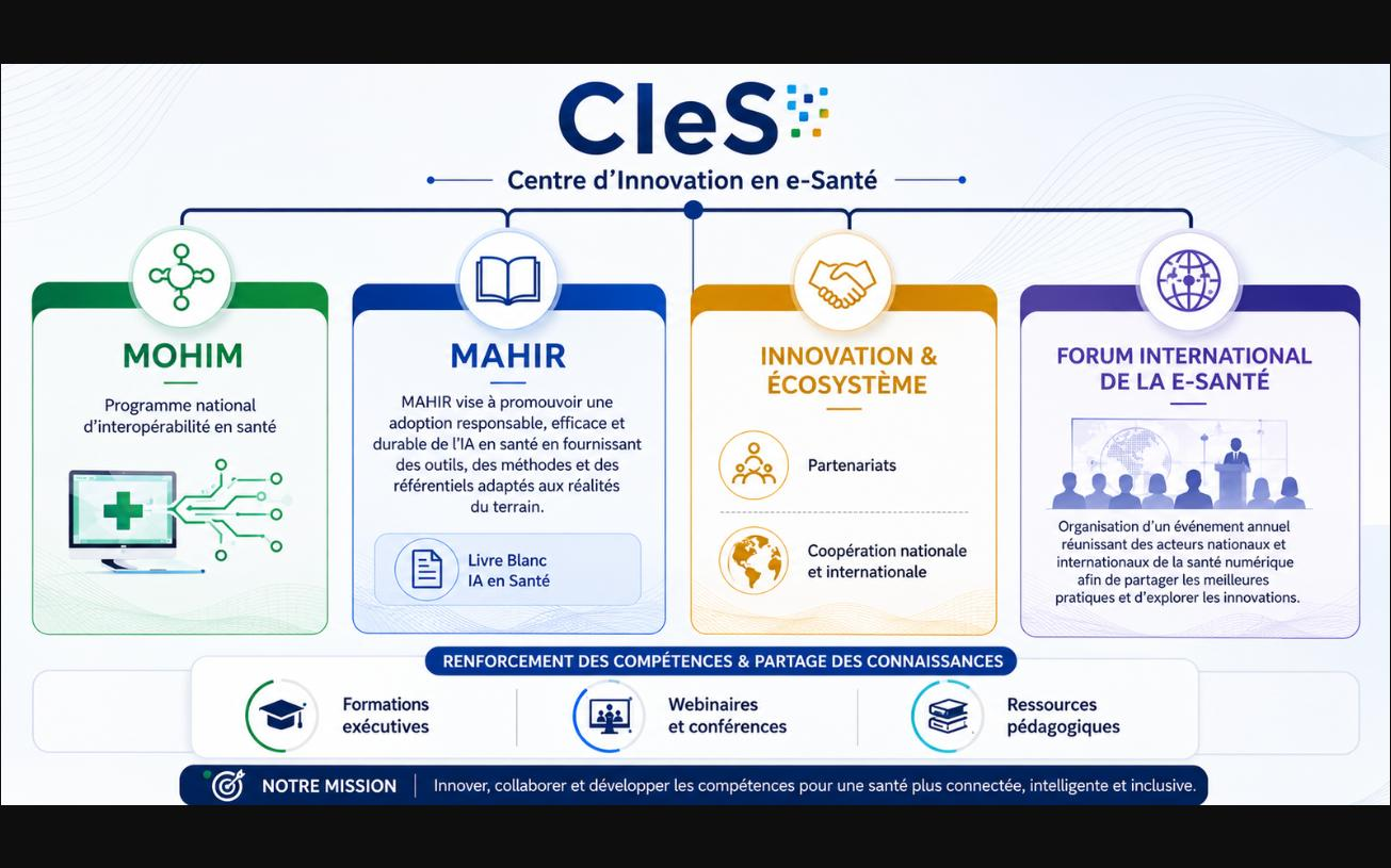 CIeS - Centre d'Innovation en e-Sante infographic